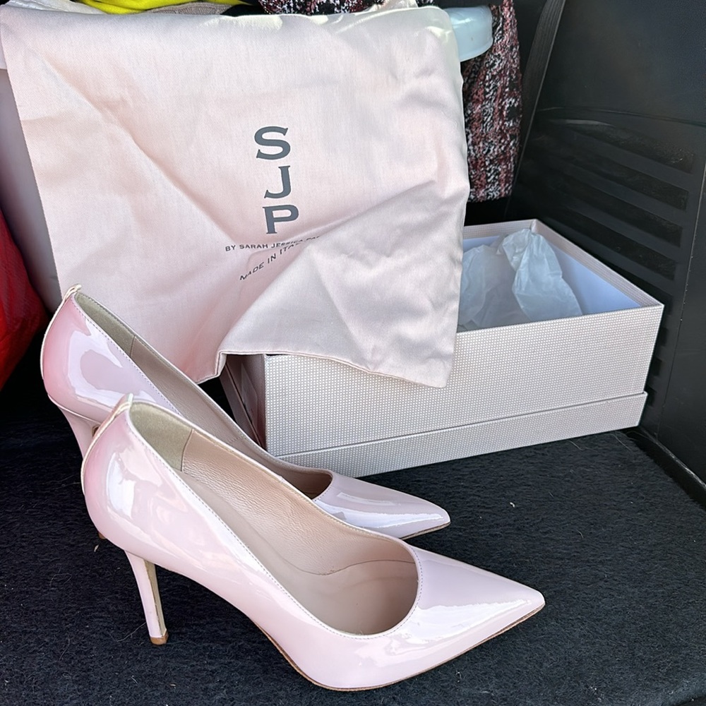 Beautiful blush pink SJP heels
